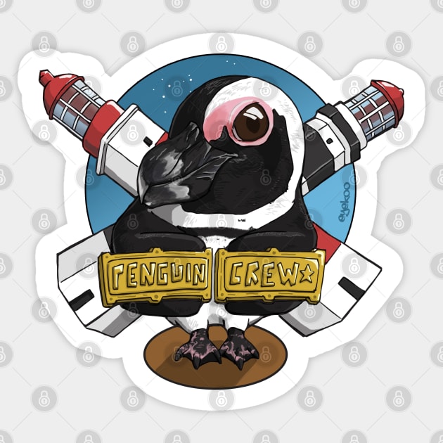 Penguin Crew Sticker by Eyekoo